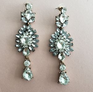 Sparkly drop earrings